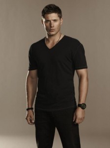 Basic black V-neck T. Great to wear on it's own with some accessories or perfect for layering. 