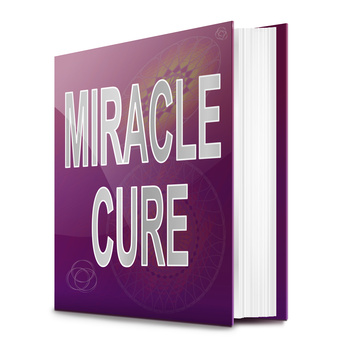 Miracle cure concept.